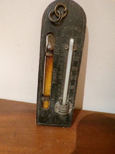 Antique wall hanging weather - antique,