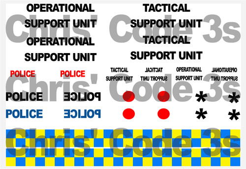 Code police adhesive - code, 3