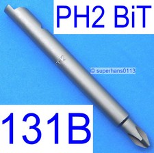 131B New PH2 Stanley Yankee Screwdriver Bit 2PT Philips No 2 Phillips 131