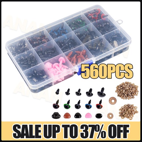 560pcs safety noses eyes - 560pcs,
