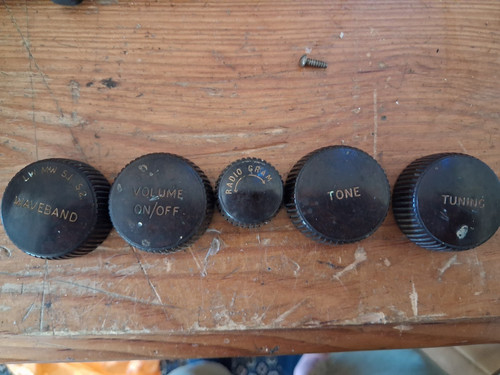 Vintage tube radio dial - x,