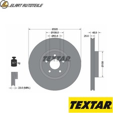 2x BRAKE DISCS 92149105 FOR