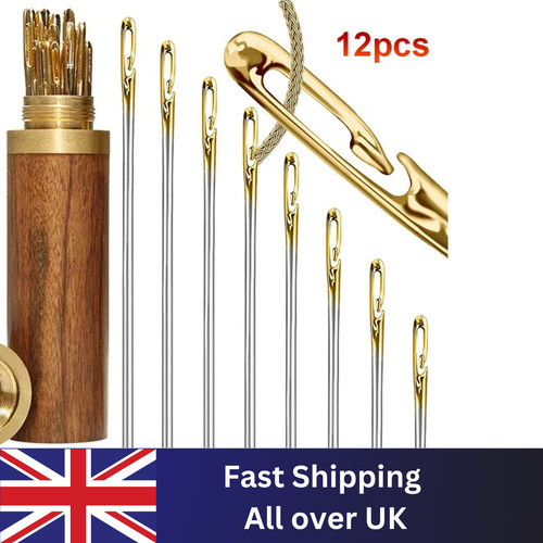 Self threading sewing needles - sewing,