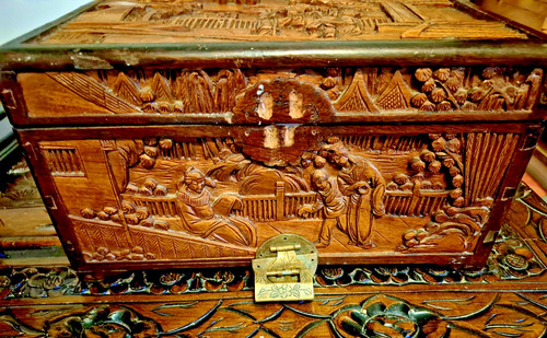 Antique 19th chinese carved - 19th, c?