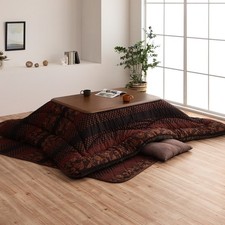 IKEHIKO Kotatsu Futon Fluffy Premium Cotton Table Japanese Blanket Brown Japan