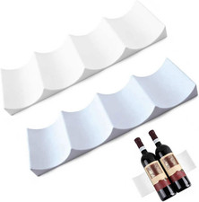Fridge Wine Rack 2PCS White