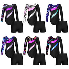 Girls Long Sleeve Gymnastics