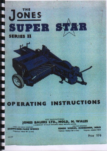 Jones super star series - series, ii"