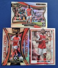 Arsenal Insert Bundle - Calafiori, Timber & Saliba - Panini Select/Merlin Chrome