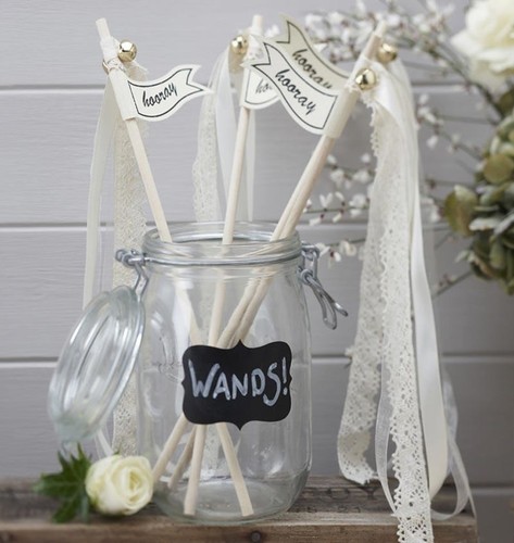 Vintage affair wedding wands - wedding,