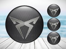 4x silicone sticker for hubcaps Cupra hub cap wheel emblem logo