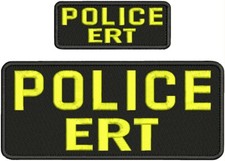 POLICE ERT EMBROIDERY PATCHES