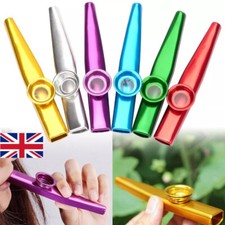 6Pcs/Set Metal Kazoo