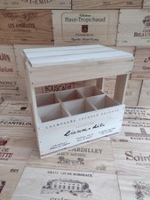 Wooden Wine Box Crate with Lid