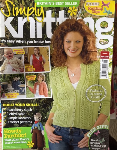 Simply knitting august - knitting,