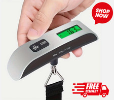 50Kg Digital Luggage Weighing Scales Suitcase Bag Portable LCD Travel Electronic