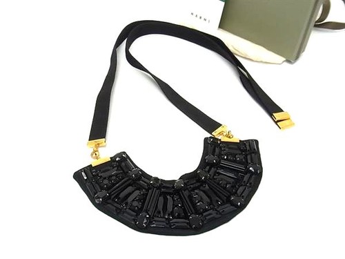 Marni bijou necklace - marni, black