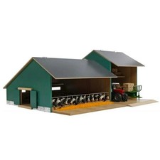 KIDS GLOBE Cattle & Machinery Shed - 1:32 Scale - V050200 - FARM TOY / BUILDING