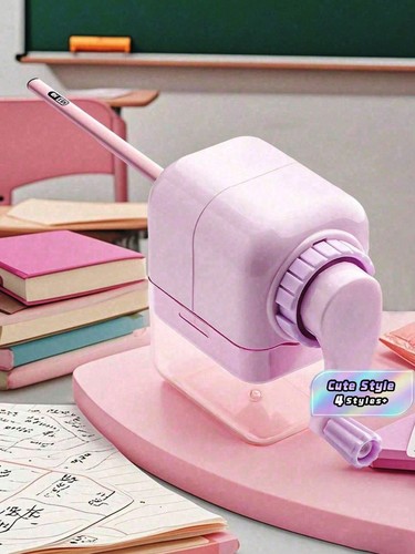 Hand crank pencil sharpener - hand,