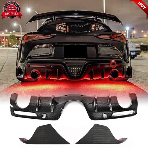 Carbon fiber rear diffuser - carbon, lip