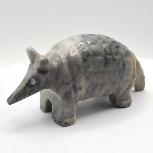 Polished soap stone armadillo - polished,