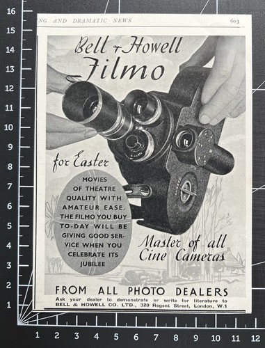 Bell howell filmo - -, cine