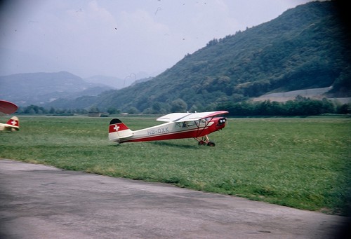 Piper cub oxk at - hb-oxk,, lugano