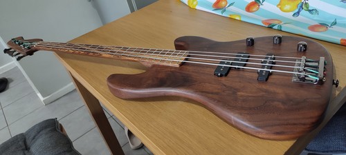 Custom build walnut bass - walnut,