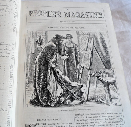 Antique 1869 people s - 1869, people's