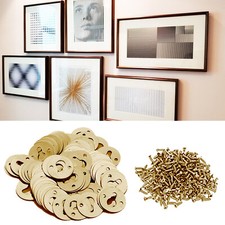 60Pcs Metal Round Keyhole