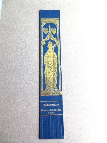 Leather bookmark hereford - bookmark,