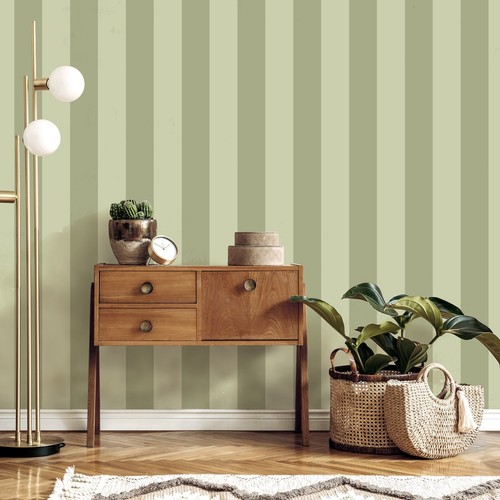 Plain green stripe - plain,