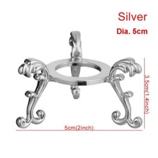 Ornaments Sphere Stone Support Display Stand Crystal Ball Base Metal Holder