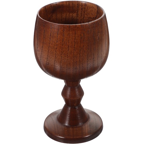 Wooden wine goblet - wooden,