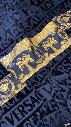 Versace towelling black - versace,