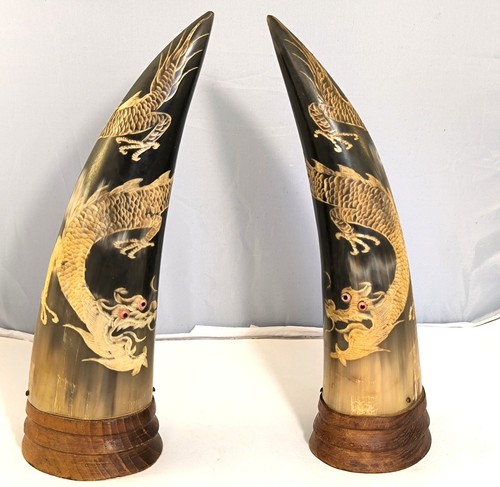Pair vintage hand - hand, carved