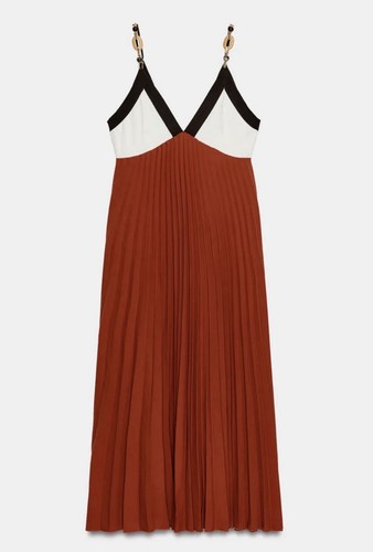 Neck dress with - dress, straps