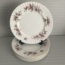 ROYAL ALBERT LAVENDER ROSE BONE CHINA DINNER PLATE X6