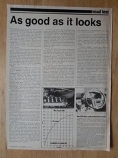 CITROEN CX 2400 GTI orig 1977 UK Mkt Autosport Road Test Leaflet Brochure