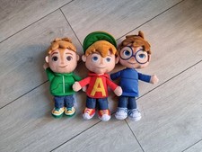 Fisherprice Alvin & The Chipmunks Trio Soft Plush Toy Bundle Alvin, Theo & Simon