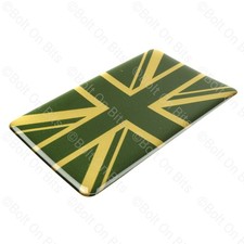 Groß Grün & Gold Union Jack