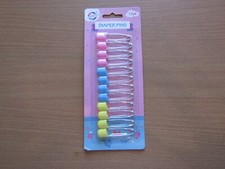 PACK OF 12 NAPPY/DIAPER  PINS.