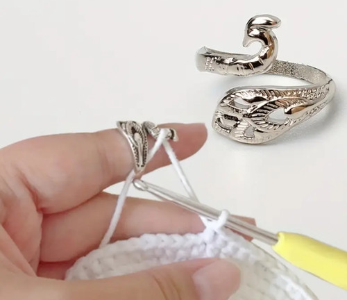 Yarn guide ring adjustable - yarn,