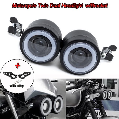 Twin headlight motorcycle - twin,