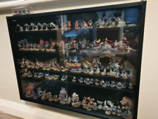 Display Wall Cabinet Glass Models Vitrine Collectors Storage Box Shelves Unit