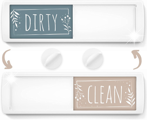Clean dirty dishwasher sign - dirty,