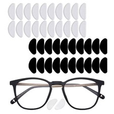 10 Pairs Adhesive Nose pads for Eyeglass Anti-Slip Silicone Glasses Spectacles