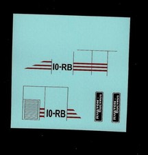 MOKO RUSTON BUCYRUS EXCAVATOR TRANSFERS/DECALS