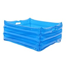  Foldable Foot Bath Basin Inflatable Soaking Feet Tub Blow Up Pool Foot Bath
