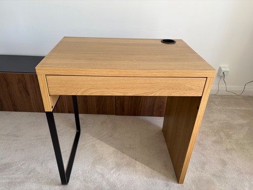 Ikea micke desk oak - ikea,